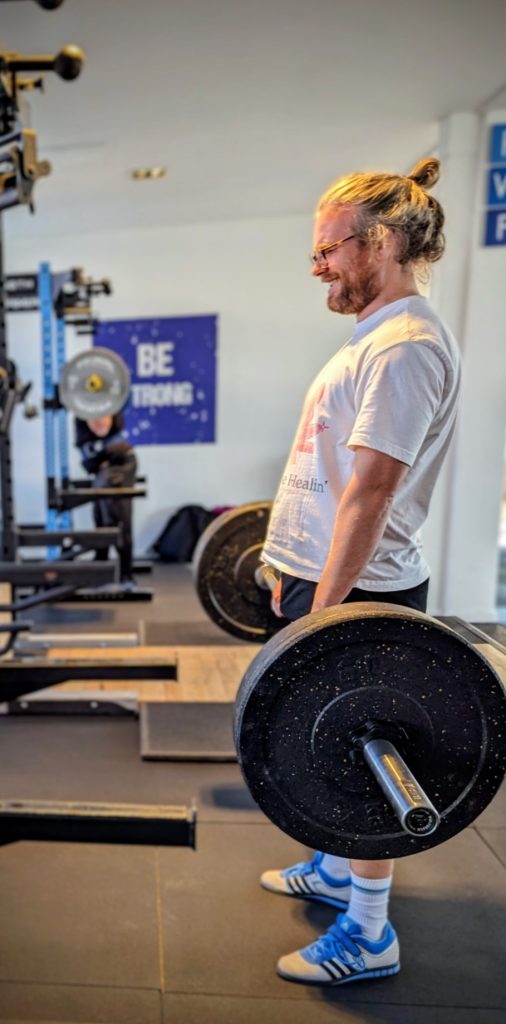 Deadlifts don't have to be dangerous - Personal Training client Mike learning great form